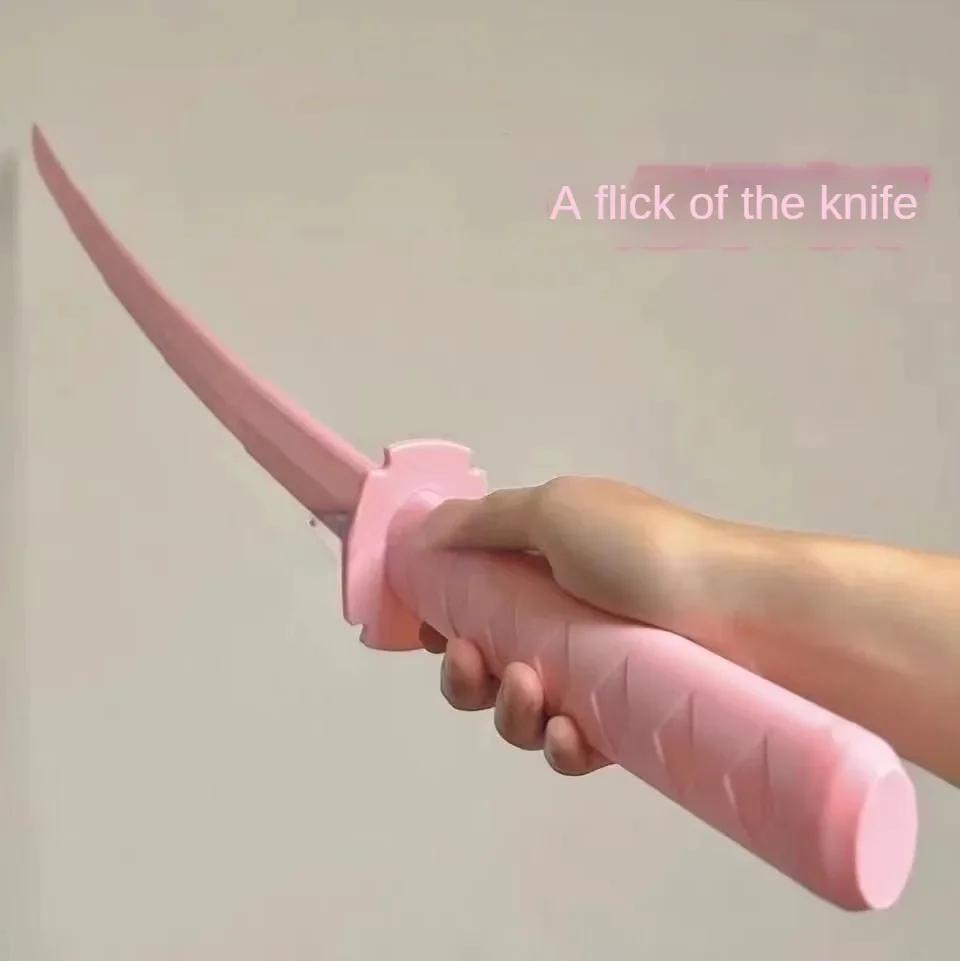 Description Picture 5 of item3D Printed Gravity Katana Telescopic Samurai Sword Retractable Stress Relief Toy Role Playing Props Decorative Crafts