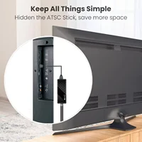 DLUXURY Корея ATSC Мини-цифровой ТВ-конвертер HD FTA ATSC Тюнер USB Мультимедийная запись PVR EPG Скрытый за ТВ-приемником — изображение 5