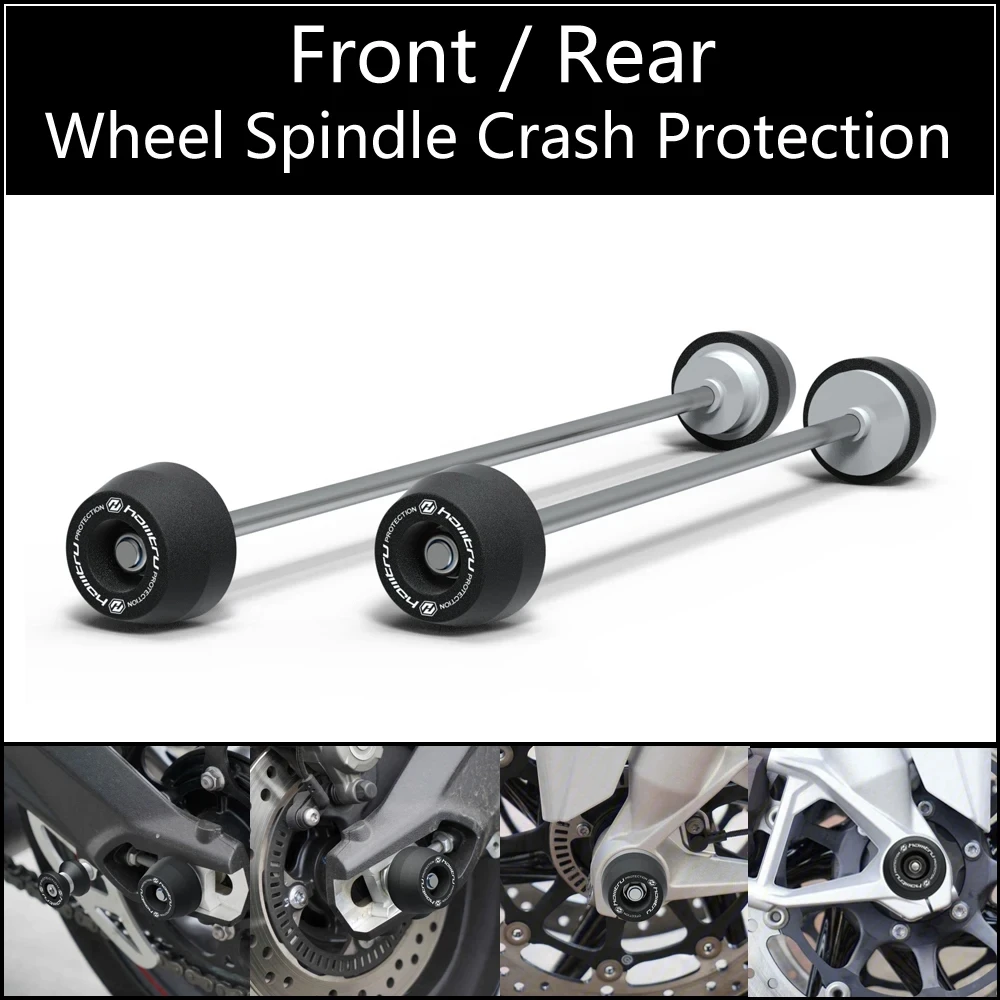 Front Rear wheel Spindle Crash Protection For Yamaha XSR900 / Tracer 900 GT For / Tracer 900 ABS / 2015-2021