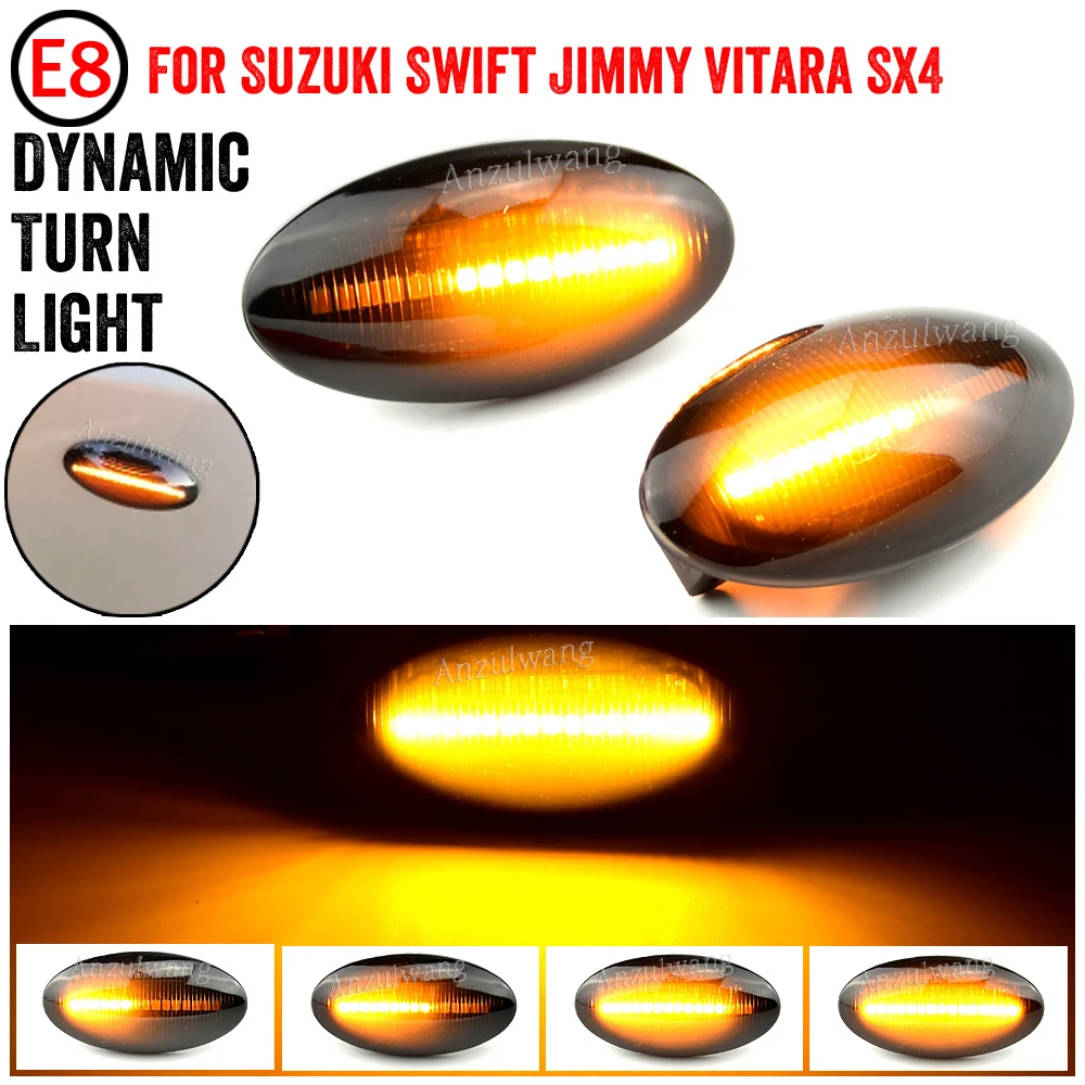 2pcs For Suzuki Splash EXB22 2007-UP Led Dynamic Turn Signal Light