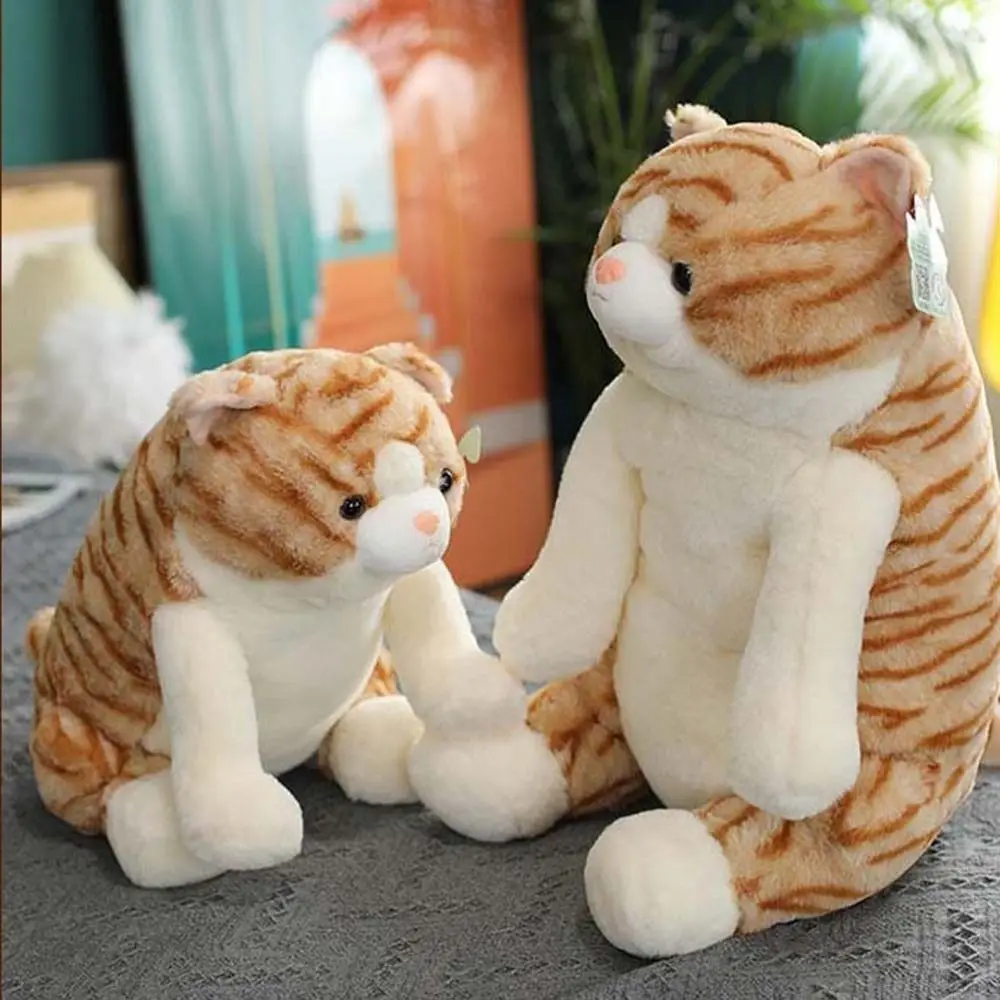 Cushion Kitten Pillow Sleep Toy Home Decoration Soft Cat Plush Doll Simulation Cat Plush Toy Stuffed Toys Plush Pillow