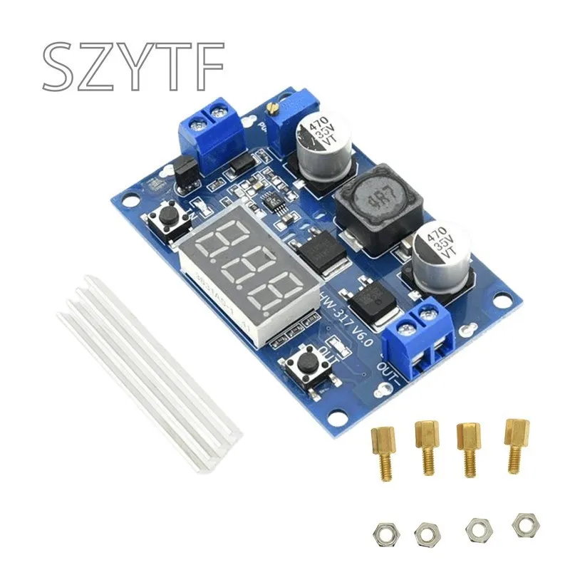 Dc Dc-Dc 3 ~ 35V A 3.5 ~ 35V Ltc1871 Booster Step-Up Modulo Convertitore Alimentatore Regolato + Voltmetro