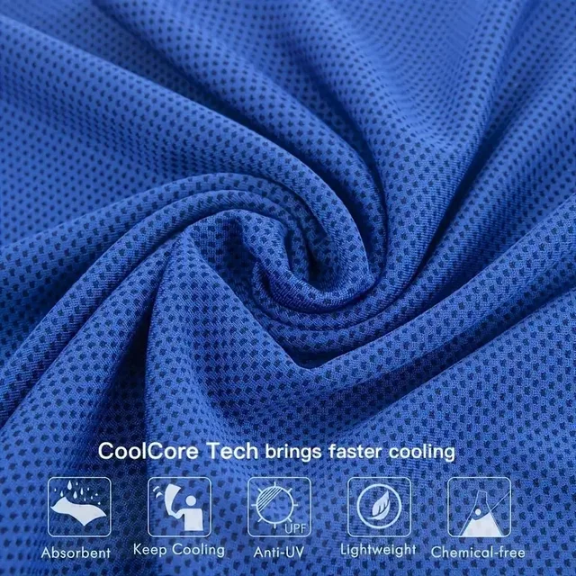 1PC Outdoor Exercise Cool Towel Handling Work Wipe Sweat Quick Drying Polyester Soft Breathable Sports Towel for Outdoor 5