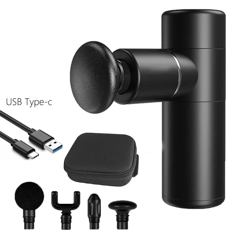 Fascia Gym Muscle Relaxation Massager Body Neck Back Deep Tissue Muscle Relaxation Pain Relief Fitness LCD Mini Massager