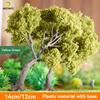 Proportion of trunk of hand-held platform with base for pasting scene with miniature simulated iron wire plant sand table model 3