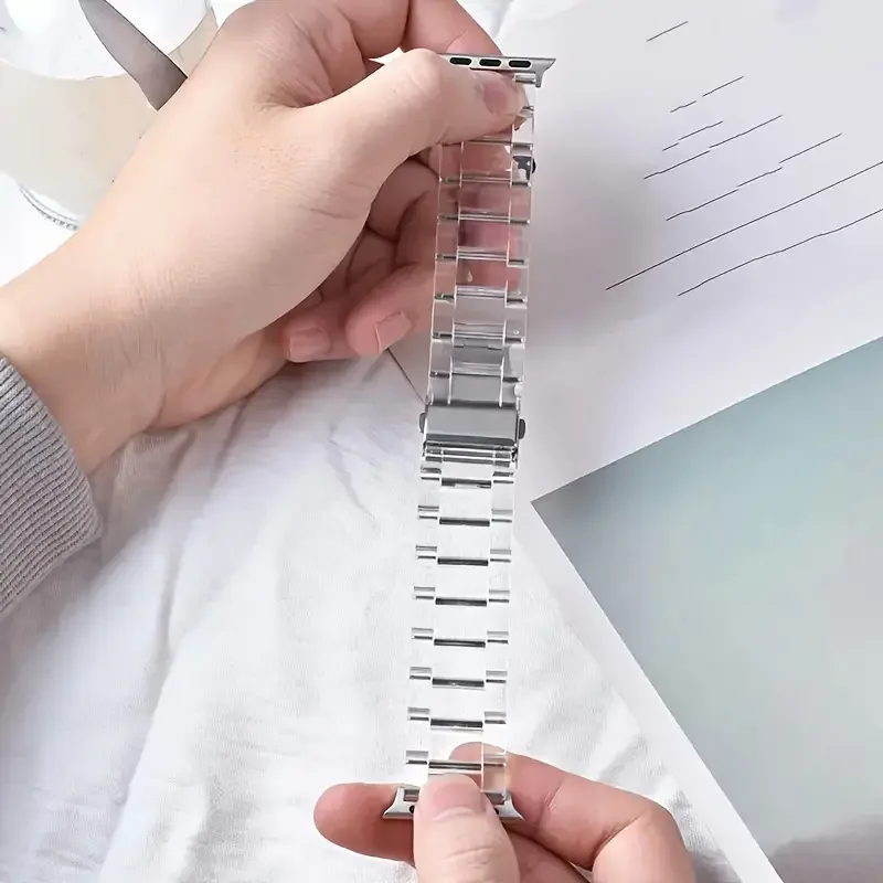 Enhanced Transparent Link Bracelet with Tool