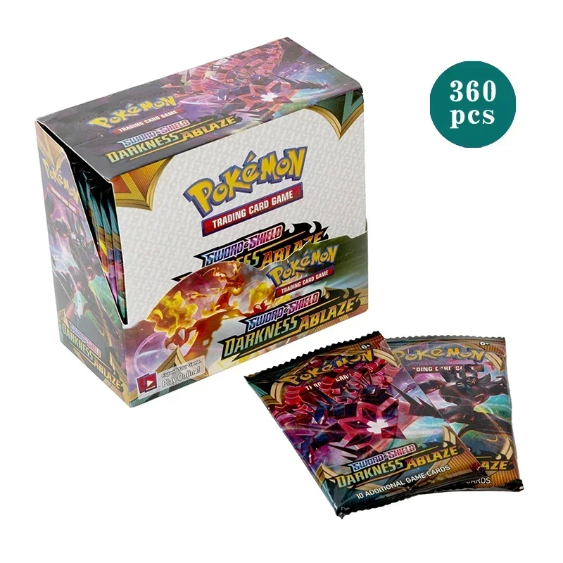 thumbnail image 1 of New 360Pcs Box Card Shining Fates Style English Booster Battle Carte Trading Card Game Collection Cards Toys Kids Gifts, 1 of 5