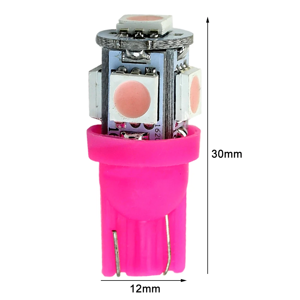 10pcs ũ  T10 158 192 194 168 W5W 5050 SMD 5 LED ڵ   ̵ Ʈ    ̼  ׼