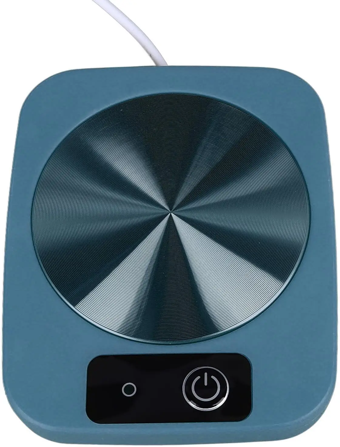 Coffee Warmer Smart Constant Temperature USB Powered Portable Mug Warmer for Office Travel (Green)