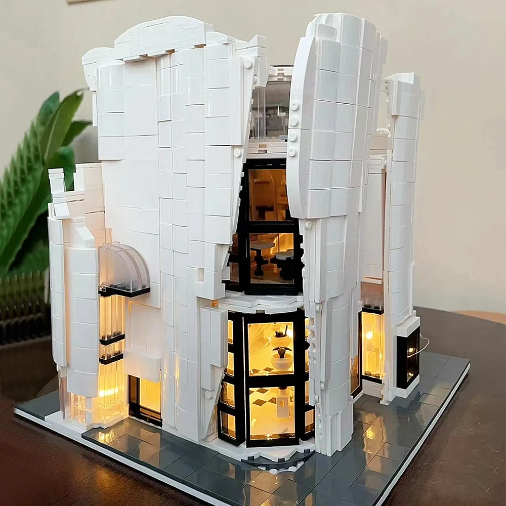 Creative Expert Ls88001 High Luxury Flagship Store Centro Commerciale City Street View Moc Ideas Building Blocks Modello Di Giocattolo In Mattoni