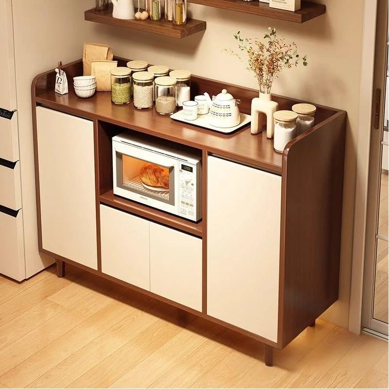 Modern Wooden Kitchen Sideboard et Cabinet Storage Cupboard Dining Room Console Kitchen Pantry Organizer Coffee Bar Cabinet