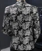 Blazer Mujer Fashion Business Handsome Gentleman Korean Version of British Style Casual Slim-fit Print Wedding Work Mens Blazer 3