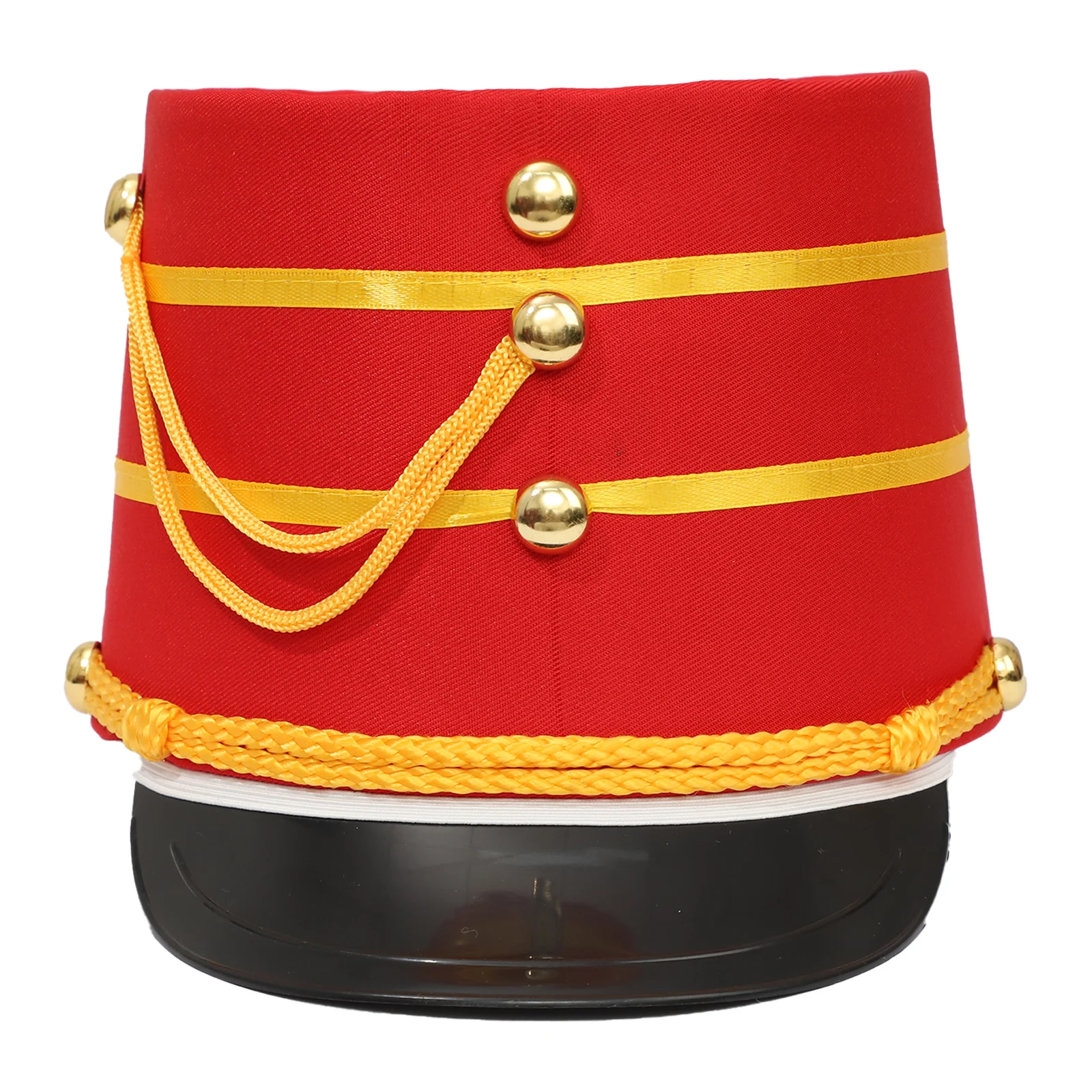 Soldier Hat Drum Band Hat Halloween Cosplay Cap Hat-nutcrackers Costume Accessories for Stage Performance Kid Adults Military