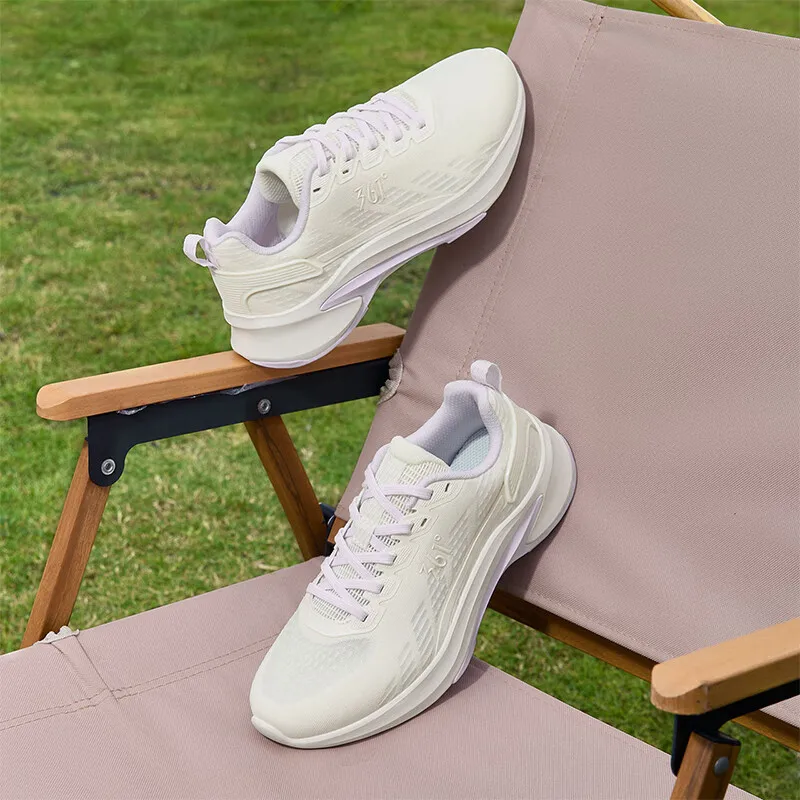 361 Degrees Women's Running Sports Shoes Shock Absorption Rebound All-match Fashion Comfortable Q Bomb Sneakers Female 682412233