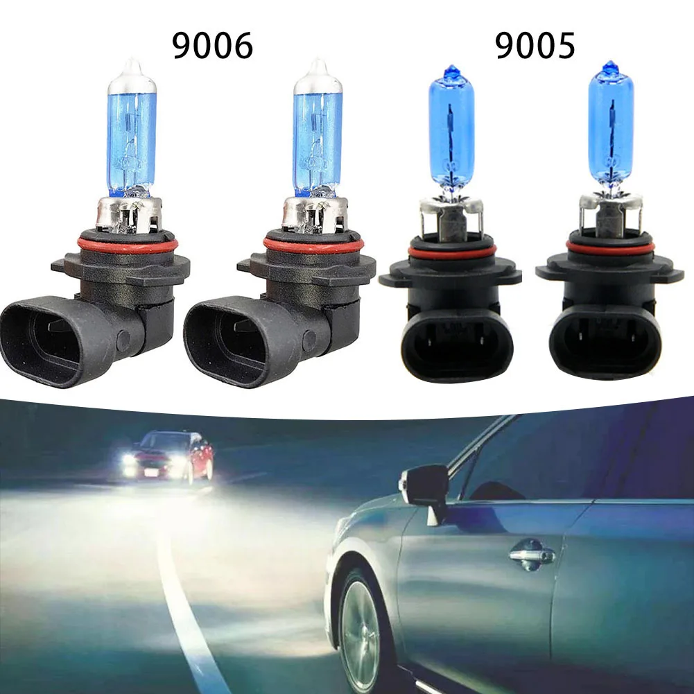 

2Sets Combo 9006 9005 6000k White Hid Halogen Hi Low Beam Headlight Bulbs 12V-24V Automobiles Light Accessories
