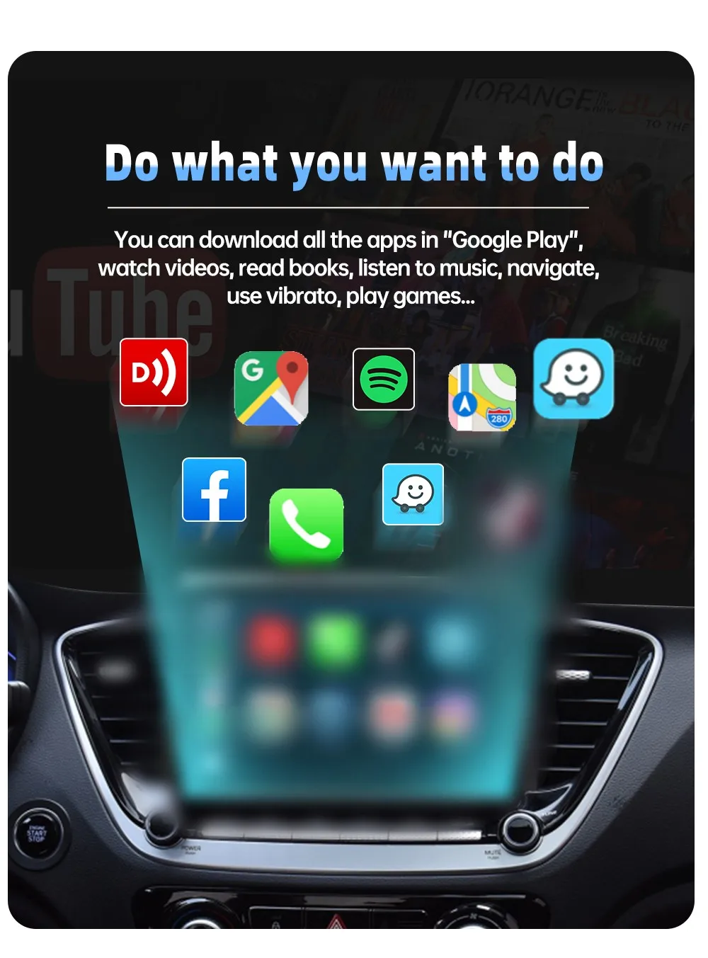 Carlinkit   ī÷ ȵ̵ Ai ڽ, ̴ Ʈ Ʈ ڽ, ȵ̵ , ƿ, , , VW, Ÿ, 4G LTE, GPS