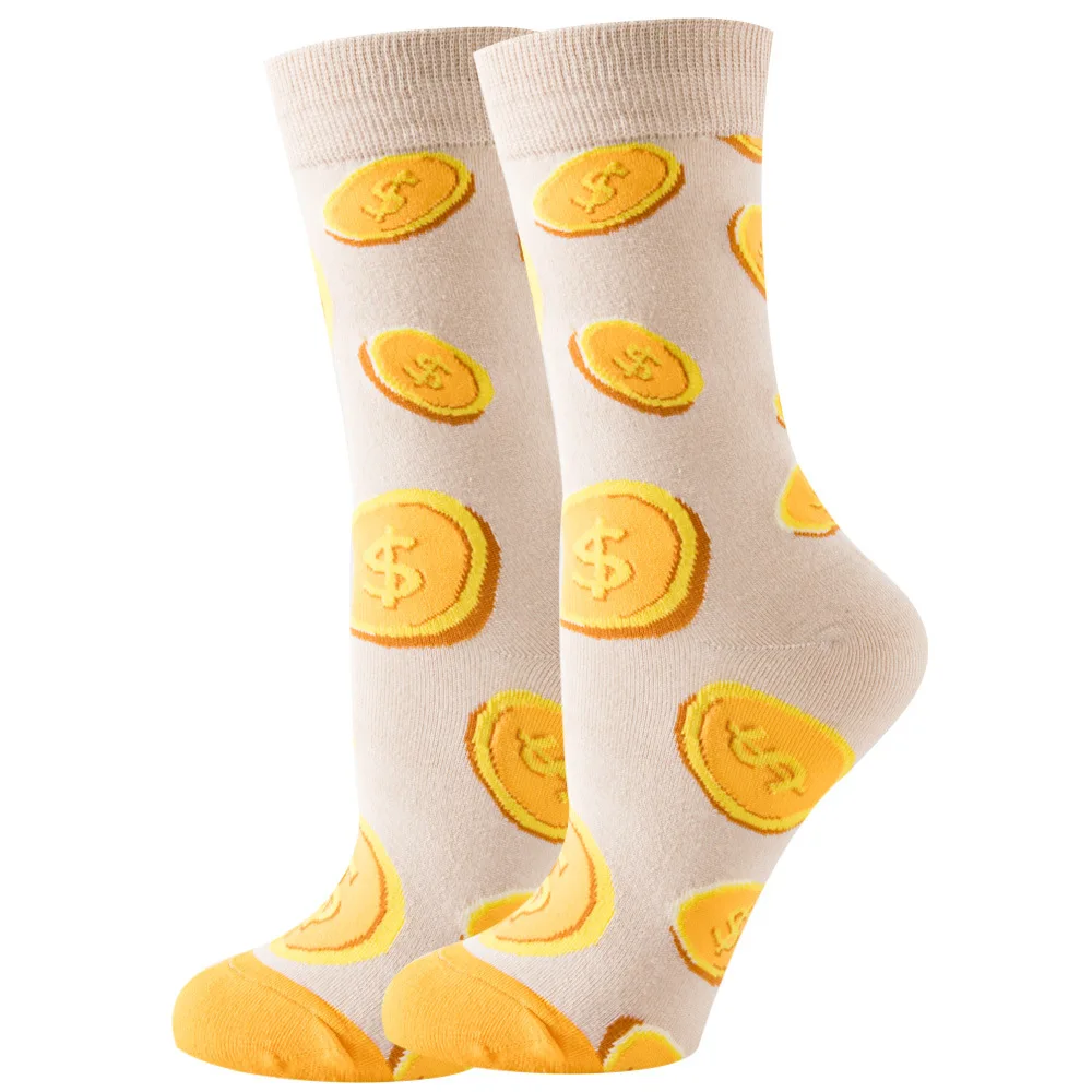 High-Quality Kawaii Cartoon Animal & Fruit Trendy Women's Socks - Harajuku Happy Collection