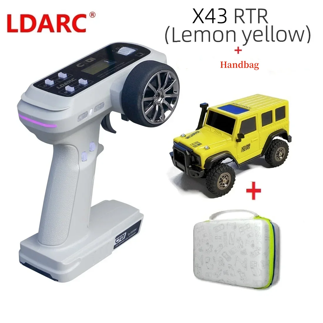 

LDARC X43 RTR/BNR 1/43 Crawler RC Car full Time 4WD Remote control Mini Climbing Vehicle Toy desktop off Roader