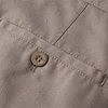 2024 Spring Autumn New Men's Casual Pants Linen Long Pants Breathable Straight Tube Men's Solid Color Versatile Long Pants 4