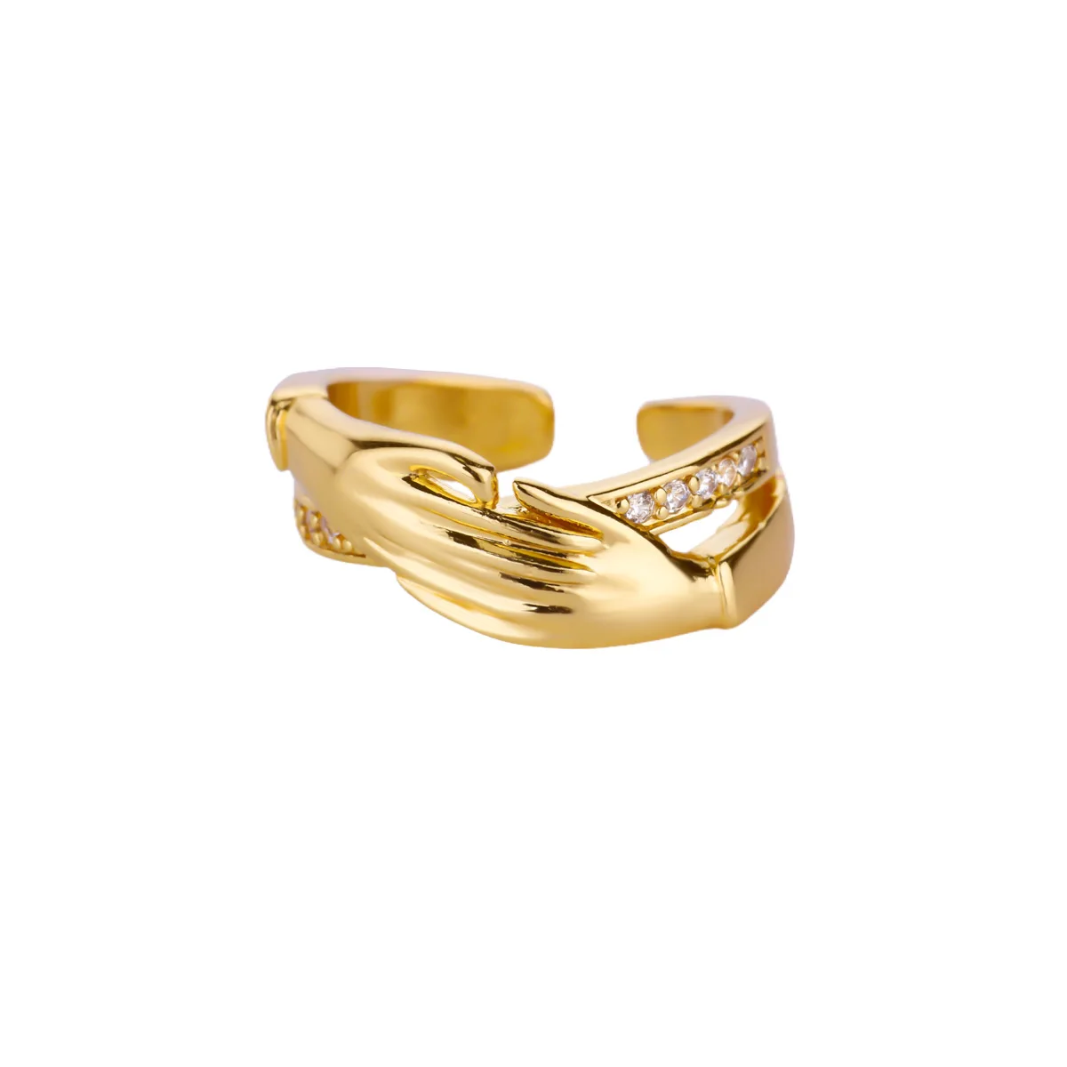 Zircon Couple Ring Wedding Aesthetic Jewelry