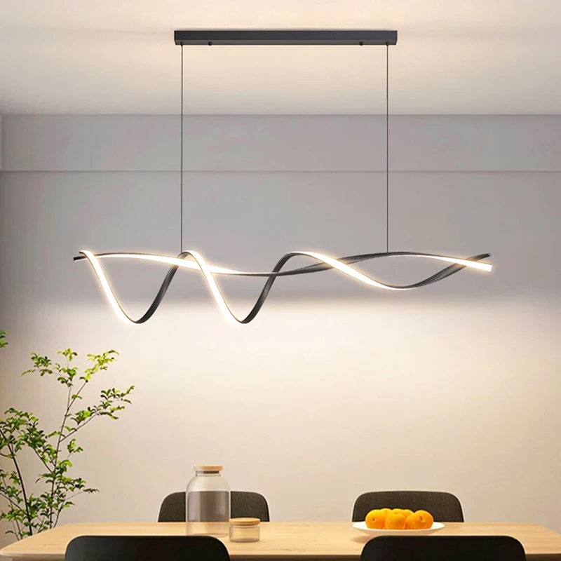 Modern glass home decor led lights pendant light lamps for living room Chandeliers for dining room hanging light indoor lighting