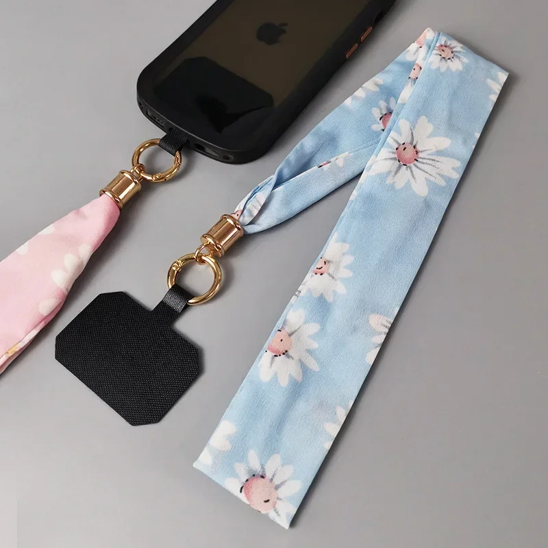 

Mobile Phone Lanyard Women's Daily Travel Simple Wind Hanging Neck Rope Light and Breathable Clip-on Mobile Phone Rope