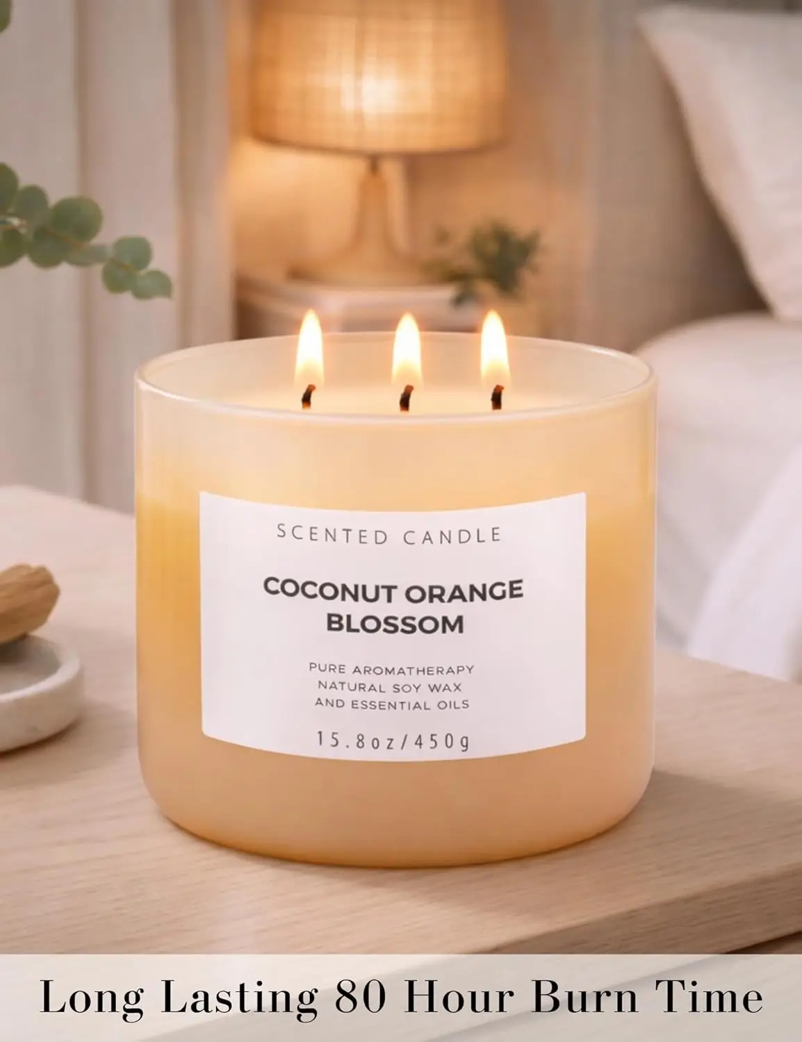 3-Wick Coconut Blossom Candle 6
