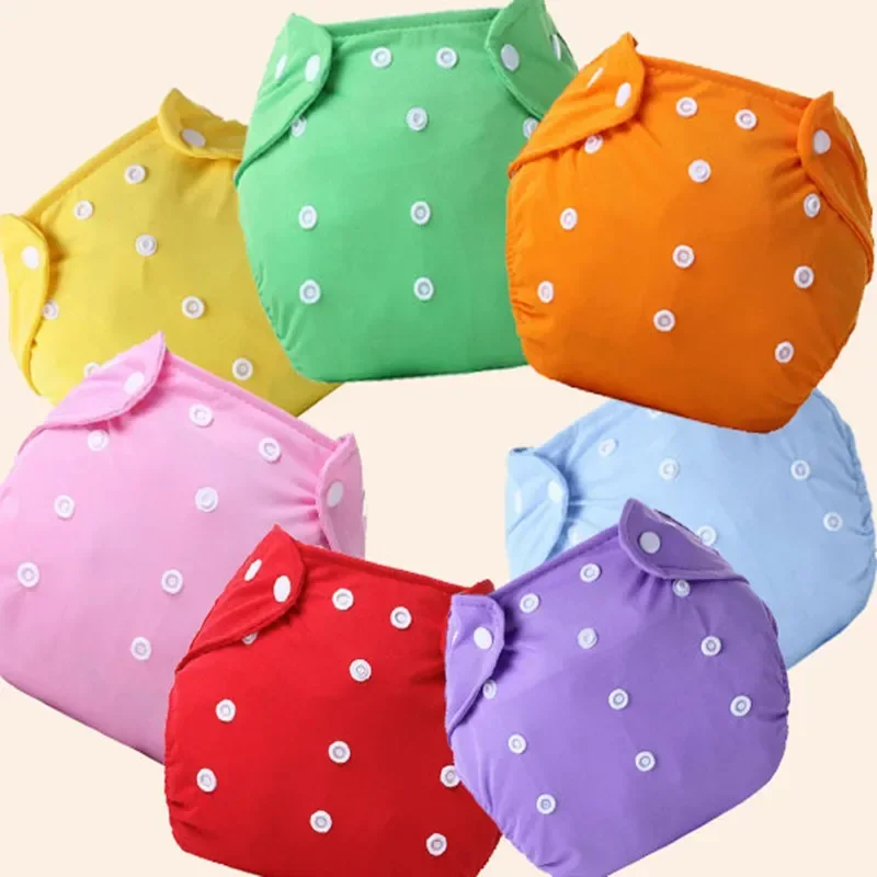 10PC Baby Diaper One-size Adjustable Washable Diaper Learning Pants Training Pants