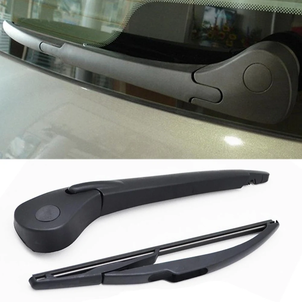 Rear Wiper Blade & Arm Set Kit for Renault Scenic 2 / Grand Scenic MK 2 Windshield Windscreen 2003 - 2009 2