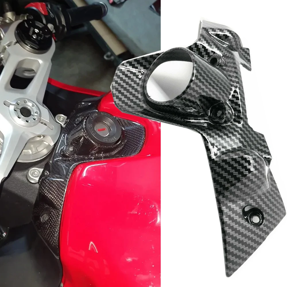 

Motorcycle Real Carbon Fiber Key Ignition Cover Fairing Panel Tank Guard Protector For Ducati Panigale V2 899 959 1199 1299 Part