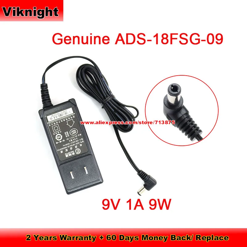 

Genuine ADS-18FSG-09 09009GPCN Ac Adapter Charger For HOIOTO 9V 1A 9W Power Supply US Plug