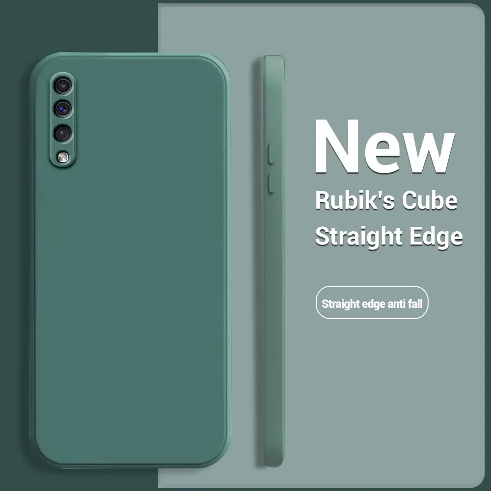 Shockproof Silicone Phone Case with Camera Protector for Samsung Galaxy A50/A50s