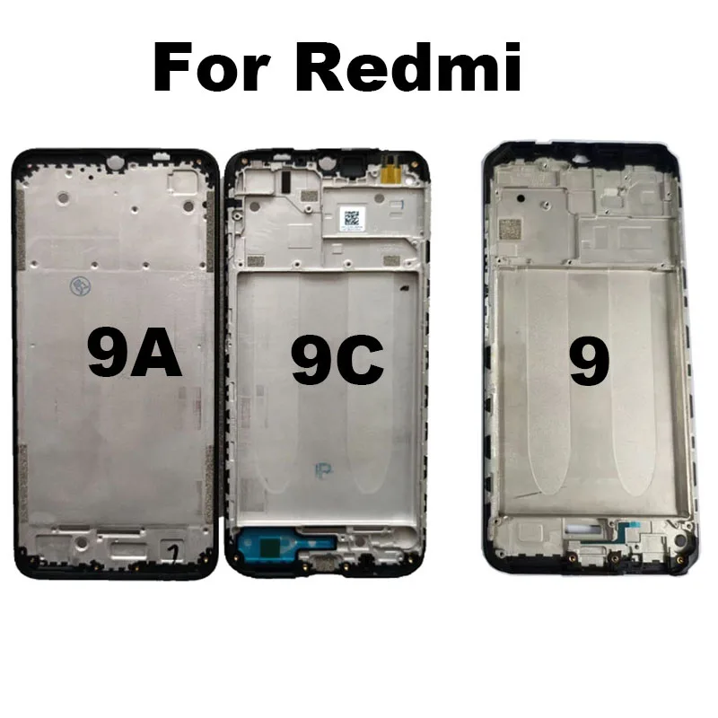 

10PCS New Middle Frame For Xiaomi Redmi 9 9C 9A Front Bezel Housing Case Back Mid Plate Models Lcd Supporting Holder