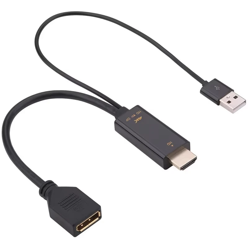 Ultra HD HDMI to DisplayPort Cable for High-Resolution Displays