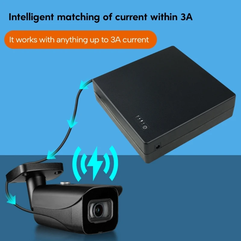 12V 3A Mini UPS Portable Step up Backup Power Supply Ensure Continuous Power