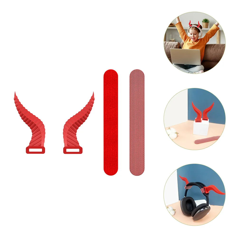 Wire Headphone Headset Accessories Headsets Demons Attachment Cosplay Ears