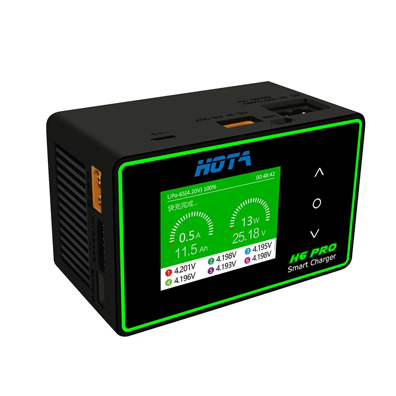 HOTA h6 Pro Duo AC 200W DC 700W 26A Mini Battery Charger 1-6S Lipo NiMh Li-ion Ni-Cd Digital RC Balance Charger Discharger thumbnail 6