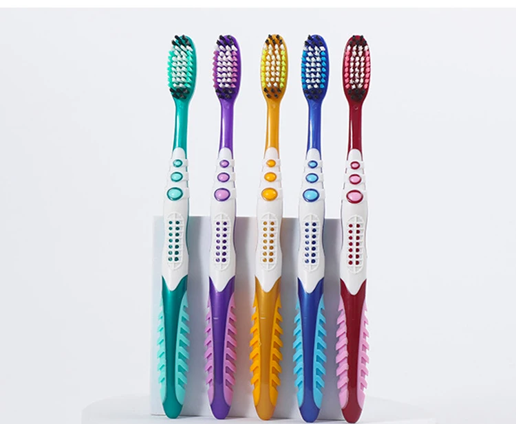 Zufällig ausgewählte Farbe, 4/8/12 Stück – Zahnbürste mit harten Borsten und hochwertiger Einzelverpackung für Erwachsene zur Verwendung zu Hause zum Zahnreinigen – Detail 9