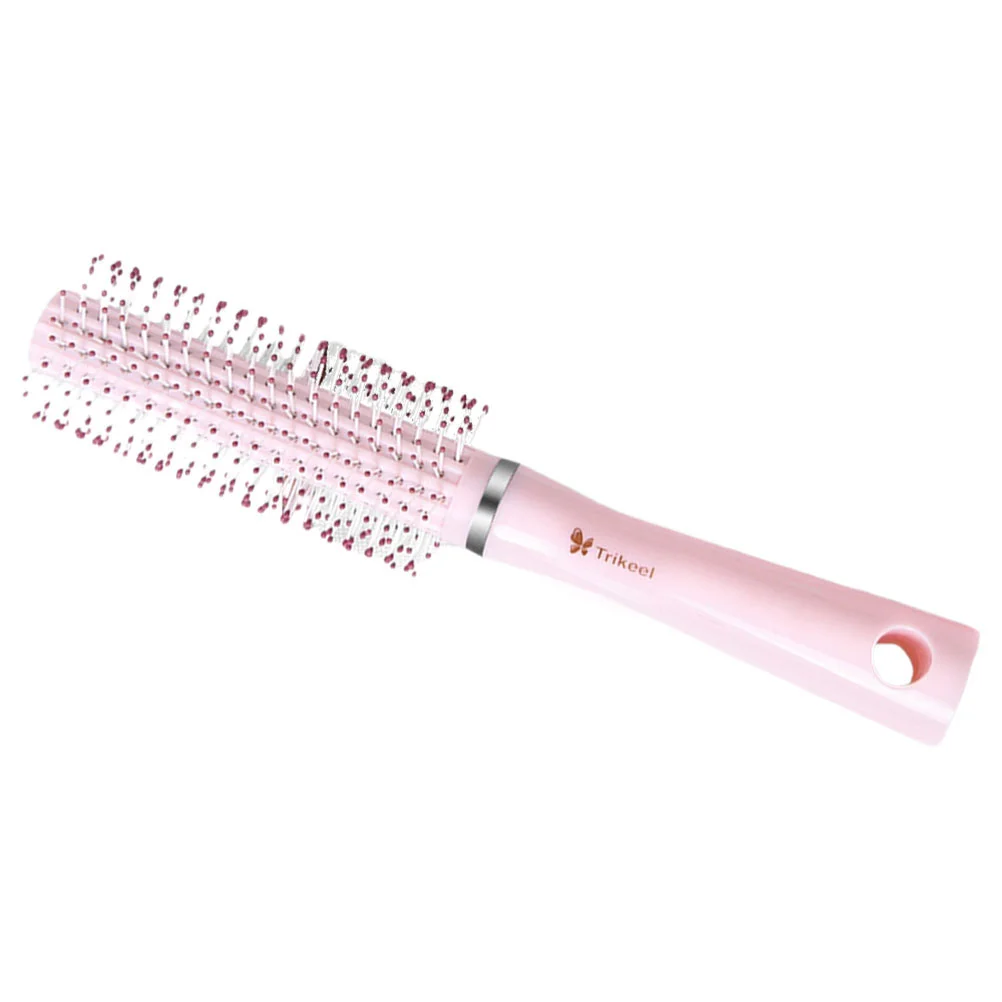 Stereotypes Curling Comb Travel Portable Hair Brush for Women Abs Styling Blow-drying