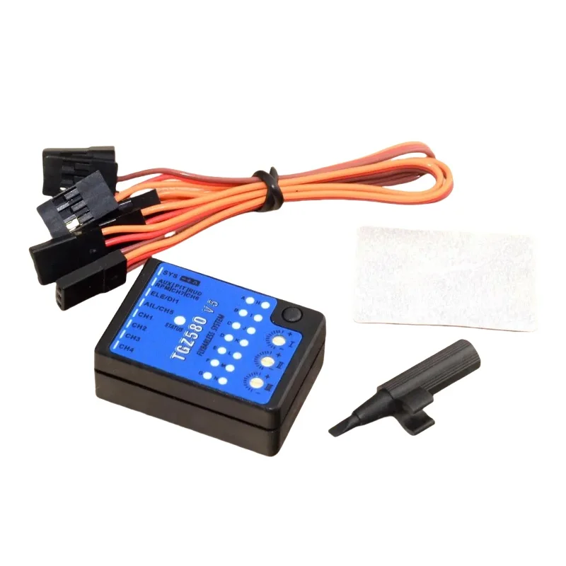 Gyroscope RC GZ580 V5 3 Axes USB Programmable pour Hélicoptère T-Rex 250-800