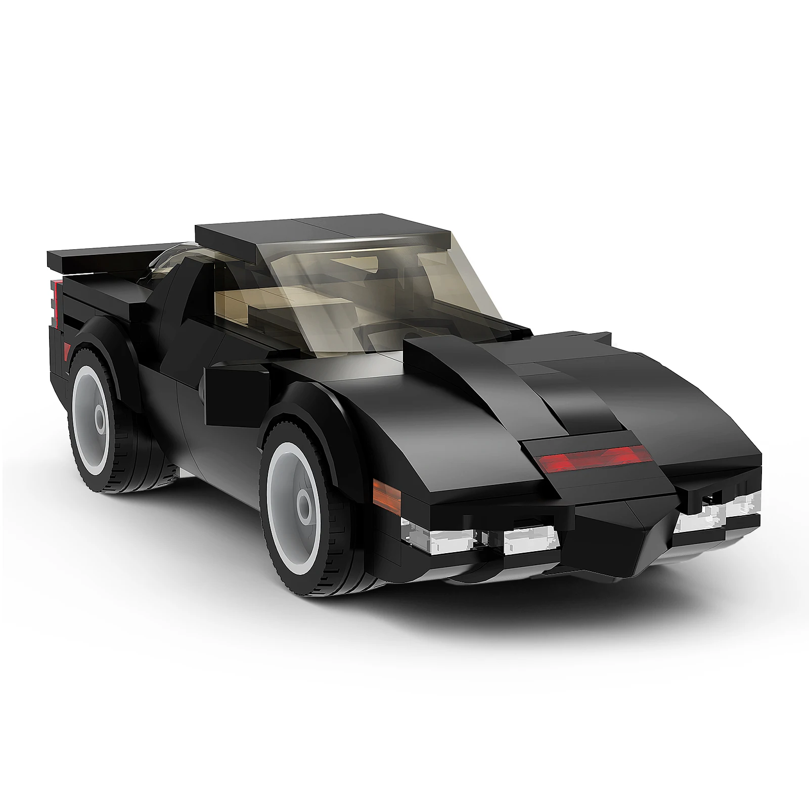 BZBMOCMechanicalClassicCarKnightRiderKITT3000ModelBricksHigh