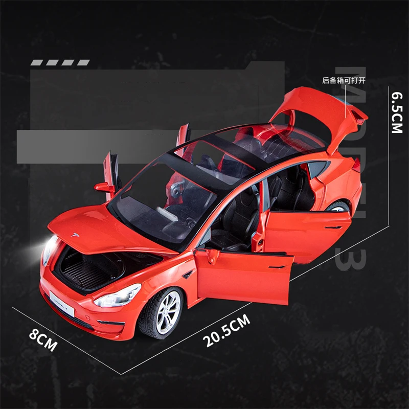 Tesla Model Reliable Car | Metal Car Toy 118 Tesla | Tesla