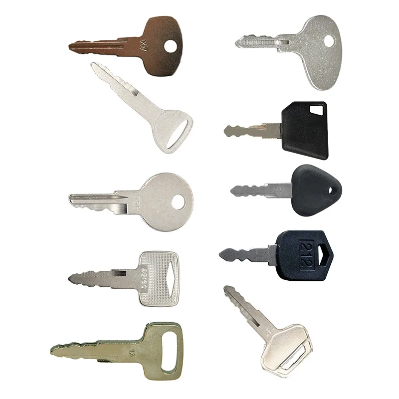 11PC Ignition Keys Set Compatible with JCB Equipment Compatible with Mitsubishi Forklifts Caterpillar