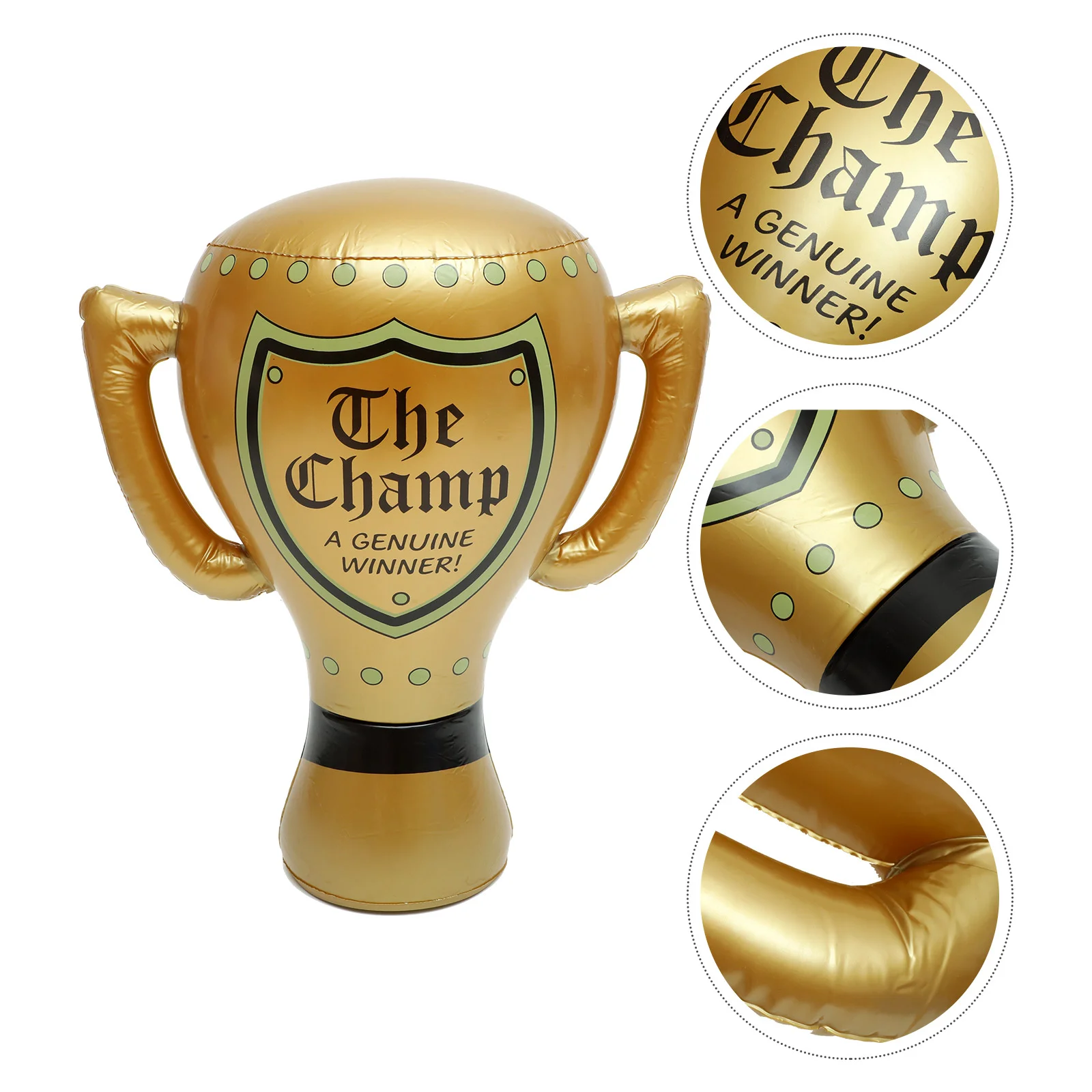 Inflatable Golden Champion Children’s Toys Simulation Competition Trophy Children Win Party Supplies Random Color