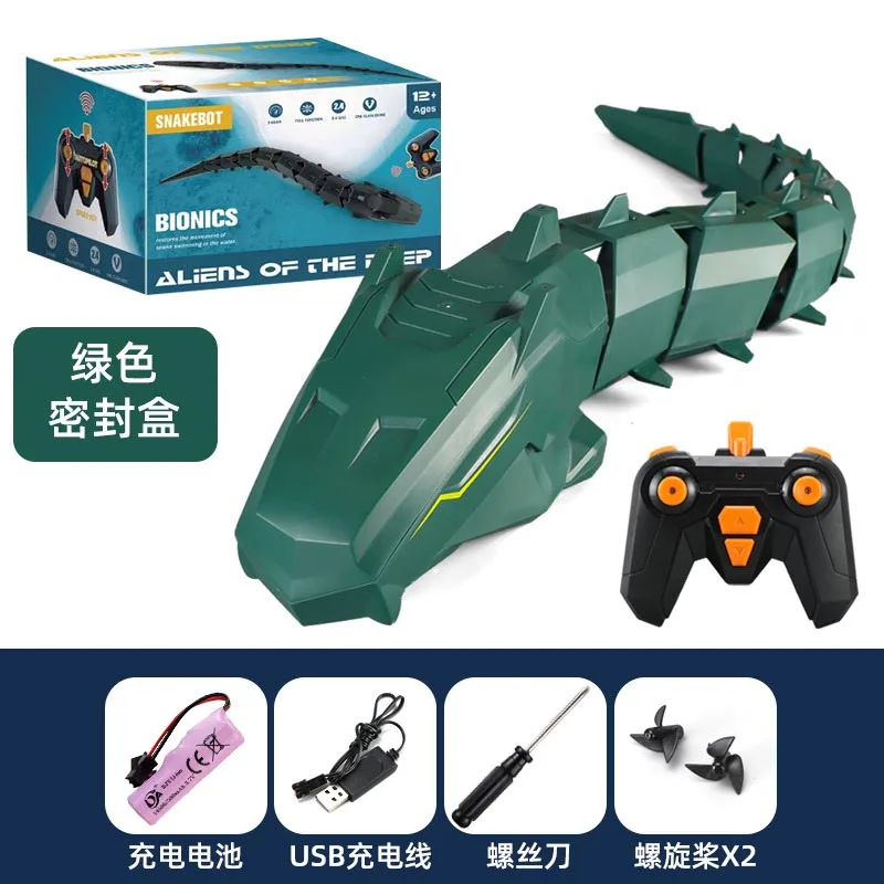 RC Boa Constrictor Swimming In Water Remote Control Snake Electronic Animal Funny Fish Electric Swimming Pool Toy For Kids Gift 5