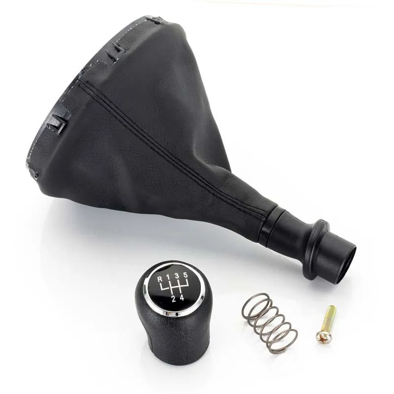 Premium 6-Speed Gear Shift Knob with Leather Boot