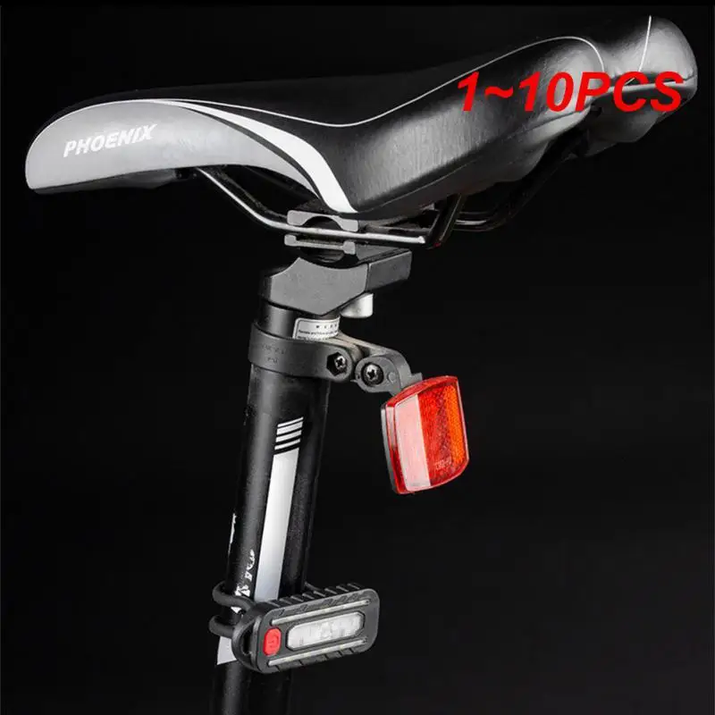 

1 ~ 10 шт. задний фонарь 5 уровней Регулируемый мини-фонарик многоцелевой водонепроницаемый перезаряжаемый велосипедный предупредительный фонарь