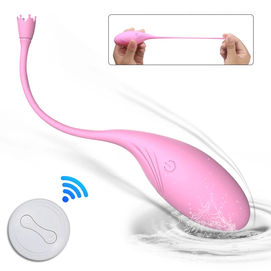 Wireless Remote Control Tight Exercise Vibrating Egg 10 Speeds G Spot Clit Vibrator Ball for Woman Vaginal Stimulate Sex Toys