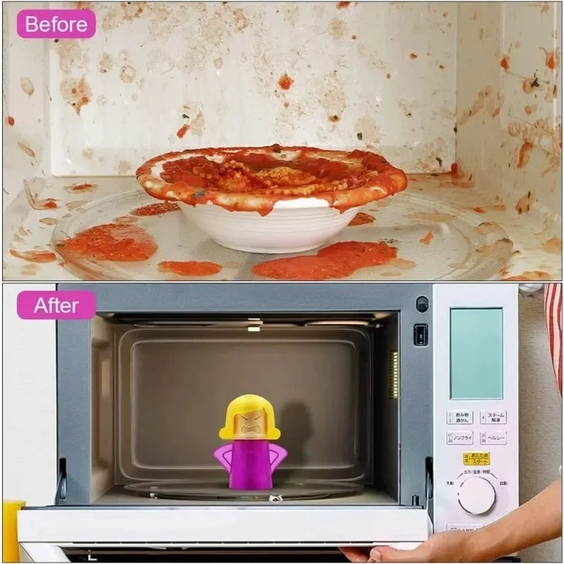 Angry Mama Oven Steam Microwave Cleaner Easily Cleans Microwave Oven Steam Cleaner Appliances Fridge Cleaning