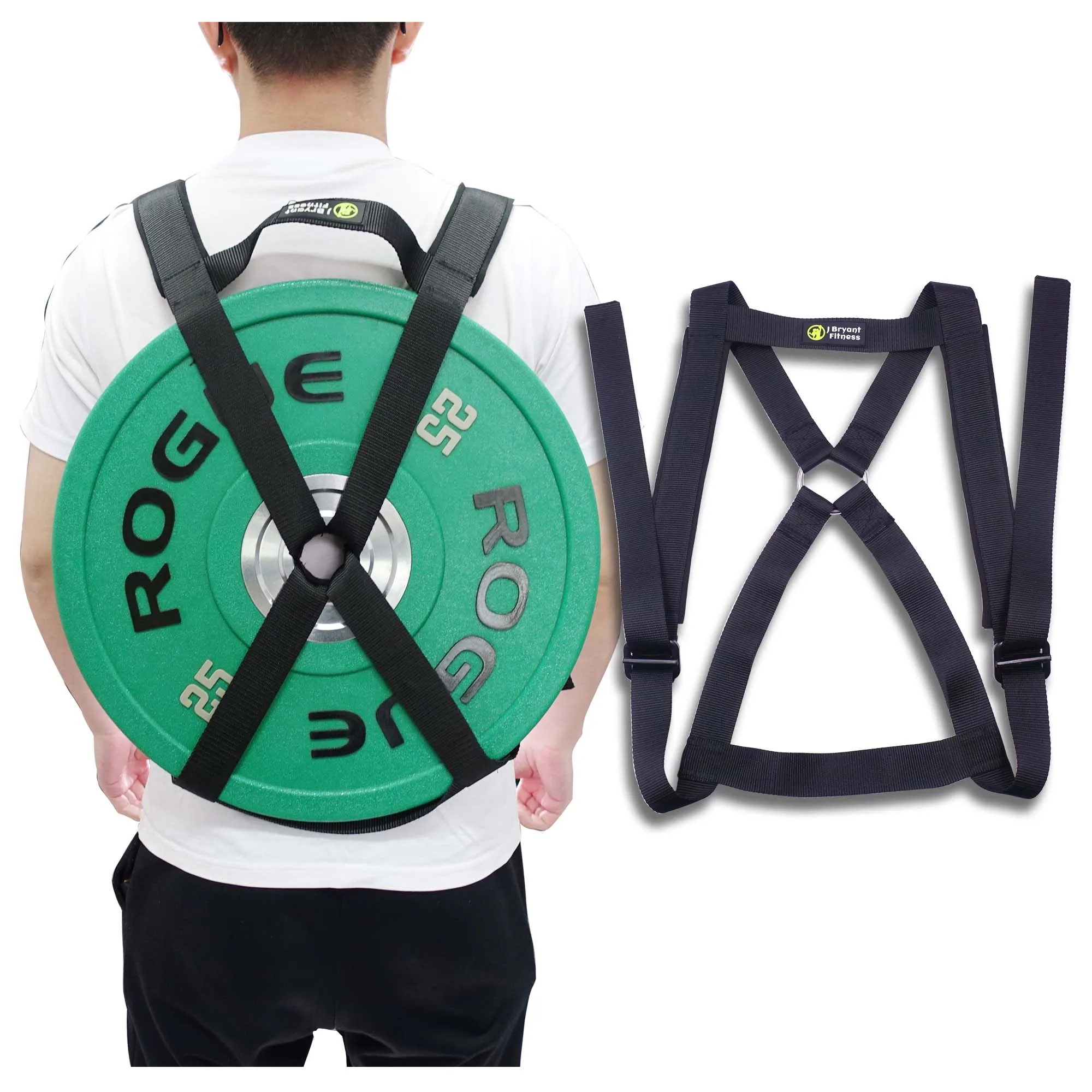 Barbell Plates Weighted Vest Strap Heavy Duty for Pullups Plank Push